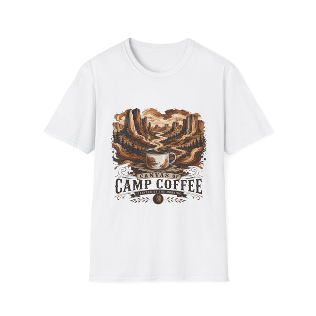 Canvas Of Camp Coffee T-Shirt