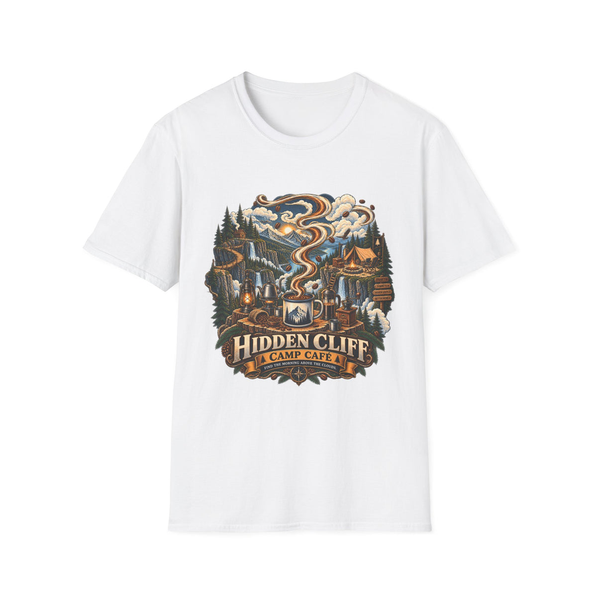Hidden Cliff Camp Cafe T-Shirt
