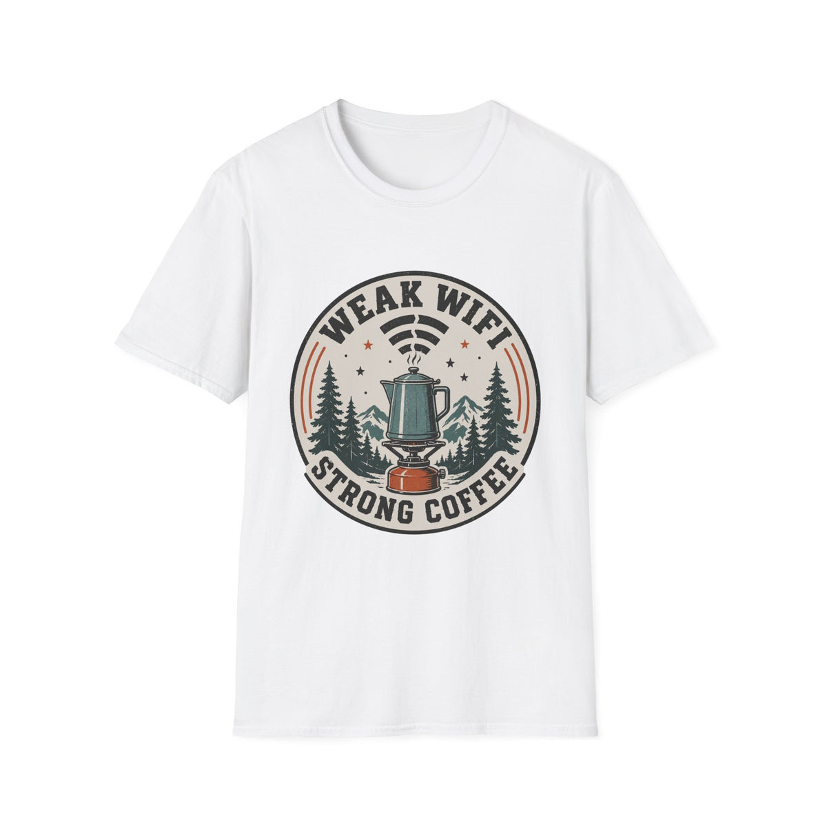 Weak Wifi Strong Coffee T-Shirt