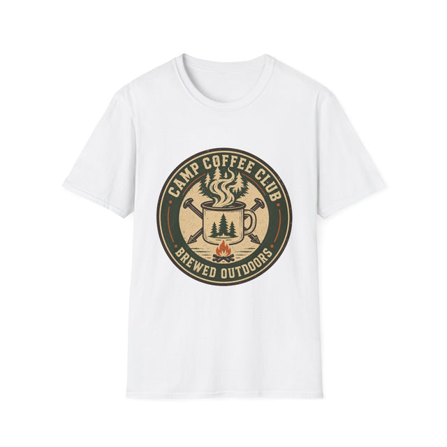 Camp Coffee Club Brewed Outdoors T-Shirt