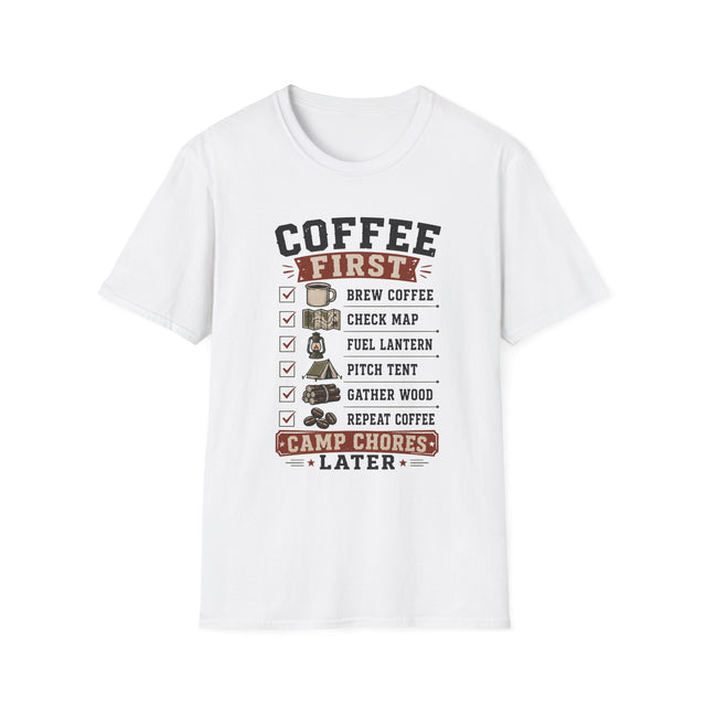 Coffee First Camping T‑Shirt